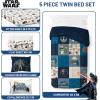 image:imageJay Franco Kids Comforter Set Includes Sheets and Pillow Covers  Soft and Cozy Bed Set for Stylish Room Decor Official Licensed Bedding Blue  The Mandalorian 7 Piece QueenBlue  Star Wars 01