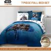 image:imageJay Franco Kids Comforter Set Includes Sheets and Pillow Covers  Soft and Cozy Bed Set for Stylish Room Decor Official Licensed Bedding Blue  The Mandalorian 7 Piece QueenBlue  the Mandalorian