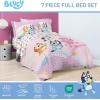 image:imageJay Franco Kids Comforter Set Includes Sheets and Pillow Covers  Soft and Cozy Bed Set for Stylish Room Decor Official Licensed Bedding Blue  The Mandalorian 7 Piece QueenPink  Bluey
