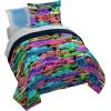 image:imageJay Franco Kids Comforter Set Includes Sheets and Pillow Covers  Soft and Cozy Bed Set for Stylish Room Decor Official Licensed Bedding Blue  The Mandalorian 7 Piece QueenBlack  Cars