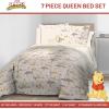 image:imageJay Franco Kids Comforter Set Includes Sheets and Pillow Covers  Soft and Cozy Bed Set for Stylish Room Decor Official Licensed Bedding Blue  The Mandalorian 7 Piece QueenBeige  Winnie the Pooh
