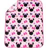 image:imageJay Franco Kids Nogginz Set  12 Inches Nogginz Pillow amp 40 x 50 Inches Cozy Plush Throw Blanket UltraSoft Character Nap Set for Travel Bedroom amp Couch Dcor Gray  The MandalorianPink  Minnie Mouse