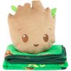 image:imageJay Franco Kids Nogginz Set  12 Inches Nogginz Pillow amp 40 x 50 Inches Cozy Plush Throw Blanket UltraSoft Character Nap Set for Travel Bedroom amp Couch Dcor Gray  The MandalorianGreen  Groot