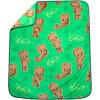 image:imageJay Franco Kids Nogginz Set  12 Inches Nogginz Pillow amp 40 x 50 Inches Cozy Plush Throw Blanket UltraSoft Character Nap Set for Travel Bedroom amp Couch Dcor Gray  The MandalorianGreen  Groot