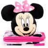 image:imageJay Franco Kids Nogginz Set  12 Inches Nogginz Pillow amp 40 x 50 Inches Cozy Plush Throw Blanket UltraSoft Character Nap Set for Travel Bedroom amp Couch Dcor Gray  The MandalorianPink  Minnie Mouse