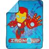 image:imageJay Franco Kids Plush Throw Blanket  Soft amp Cozy Fleece Throw for Bedroom amp Couch Dcor Official Licensed Product Blue  The Mandalorian 40x50  Travel BlanketBlue  Iron Man  Friends