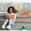 image:imageJay Franco Kids Plush Throw Blanket  Soft amp Cozy Fleece Throw for Bedroom amp Couch Dcor Official Licensed Product Blue  The Mandalorian 40x50  Travel BlanketMulti  Bluey