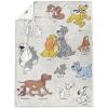 image:imageJay Franco Kids Plush Throw Blanket  Soft amp Cozy Fleece Throw for Bedroom amp Couch Dcor Official Licensed Product Blue  The Mandalorian 40x50  Travel BlanketBeige  Disney Dogs