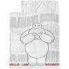 image:imageJay Franco Kids Plush Throw Blanket  Soft amp Cozy Fleece Throw for Bedroom amp Couch Dcor Official Licensed Product Blue  The Mandalorian 40x50  Travel BlanketWhite  Big Hero 6
