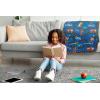 image:imageJay Franco Kids Plush Throw Blanket  Soft amp Cozy Fleece Throw for Bedroom amp Couch Dcor Official Licensed Product Blue  The Mandalorian 40x50  Travel BlanketBlue  Blippi