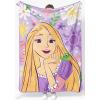 image:imageJay Franco Kids Plush Throw Blanket  Soft amp Cozy Fleece Throw for Bedroom amp Couch Dcor Official Licensed Product Blue  The Mandalorian 40x50  Travel BlanketPurple  Disney Princess Rapunzel