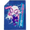image:imageJay Franco Kids Plush Throw Blanket  Soft amp Cozy Fleece Throw for Bedroom amp Couch Dcor Official Licensed Product Blue  The Mandalorian 40x50  Travel BlanketBlue  Ghost Spider