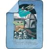 image:imageJay Franco Kids Plush Throw Blanket  Soft amp Cozy Fleece Throw for Bedroom amp Couch Dcor Official Licensed Product Blue  The Mandalorian 40x50  Travel BlanketBlue  the Mandalorian