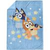 image:imageJay Franco Kids Plush Throw Blanket  Soft amp Cozy Fleece Throw for Bedroom amp Couch Dcor Official Licensed Product Blue  The Mandalorian 40x50  Travel BlanketBlue  Bluey