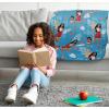 image:imageJay Franco Kids Plush Throw Blanket  Soft amp Cozy Fleece Throw for Bedroom amp Couch Dcor Official Licensed Product Blue  The Mandalorian 40x50  Travel BlanketBlue  Moana
