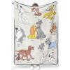 image:imageJay Franco Kids Plush Throw Blanket  Soft amp Cozy Fleece Throw for Bedroom amp Couch Dcor Official Licensed Product Blue  The Mandalorian 40x50  Travel BlanketBeige  Disney Dogs