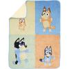image:imageJay Franco Kids Plush Throw Blanket  Soft amp Cozy Fleece Throw for Bedroom amp Couch Dcor Official Licensed Product Blue  The Mandalorian 40x50  Travel BlanketMulti  Bluey