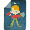 image:imageJay Franco Kids Plush Throw Blanket  Soft amp Cozy Fleece Throw for Bedroom amp Couch Dcor Official Licensed Product Blue  The Mandalorian 40x50  Travel BlanketBlue  Home Alone