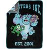 image:imageJay Franco Kids Plush Throw Blanket  Soft amp Cozy Fleece Throw for Bedroom amp Couch Dcor Official Licensed Product Blue  The Mandalorian 40x50  Travel BlanketBlack  Monsters Inc