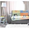 image:imageJay Franco Kids Plush Throw Blanket  Soft amp Cozy Fleece Throw for Bedroom amp Couch Dcor Official Licensed Product Blue  The Mandalorian 40x50  Travel BlanketMulti  Bluey