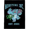 image:imageJay Franco Kids Plush Throw Blanket  Soft amp Cozy Fleece Throw for Bedroom amp Couch Dcor Official Licensed Product Blue  The Mandalorian 40x50  Travel BlanketBlack  Monsters Inc