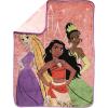 image:imageJay Franco Kids Plush Throw Blanket  Soft amp Cozy Fleece Throw for Bedroom amp Couch Dcor Official Licensed Product Blue  The Mandalorian 40x50  Travel BlanketPink  Disney Princess