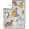 image:imageJay Franco Kids Plush Throw Blanket  Soft amp Cozy Fleece Throw for Bedroom amp Couch Dcor Official Licensed Product Blue  The Mandalorian 40x50  Travel BlanketBeige  Disney Dogs