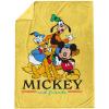 image:imageJay Franco Kids Plush Throw Blanket  Soft amp Cozy Fleece Throw for Bedroom amp Couch Dcor Official Licensed Product Blue  The Mandalorian 40x50  Travel BlanketYellow  Mickey and Friends