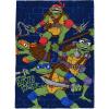 image:imageJay Franco Kids Plush Throw Blanket  Soft amp Cozy Fleece Throw for Bedroom amp Couch Dcor Official Licensed Product Blue  The Mandalorian 40x50  Travel BlanketBlue  Teenage Mutant Ninja Turtles