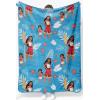 image:imageJay Franco Kids Plush Throw Blanket  Soft amp Cozy Fleece Throw for Bedroom amp Couch Dcor Official Licensed Product Blue  The Mandalorian 40x50  Travel BlanketBlue  Moana
