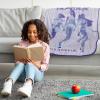 image:imageJay Franco Kids Plush Throw Blanket  Soft amp Cozy Fleece Throw for Bedroom amp Couch Dcor Official Licensed Product Blue  The Mandalorian 40x50  Travel BlanketPurple  Kpop Demon Hunters
