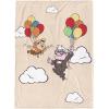 image:imageJay Franco Kids Plush Throw Blanket  Soft amp Cozy Fleece Throw for Bedroom amp Couch Dcor Official Licensed Product Blue  The Mandalorian 40x50  Travel BlanketOrange  Up