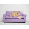 image:imageJay Franco Kids Plush Throw Blanket  Soft amp Cozy Fleece Throw for Bedroom amp Couch Dcor Official Licensed Product Blue  The Mandalorian 40x50  Travel BlanketPurple  Disney Princess Rapunzel