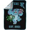 image:imageJay Franco Kids Plush Throw Blanket  Soft amp Cozy Fleece Throw for Bedroom amp Couch Dcor Official Licensed Product Blue  The Mandalorian 40x50  Travel BlanketBlack  Monsters Inc
