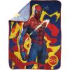 image:imageJay Franco Kids Plush Throw Blanket  Soft amp Cozy Fleece Throw for Bedroom amp Couch Dcor Official Licensed Product Blue  The Mandalorian 40x50  Travel BlanketBlue  Marvel Rivals Spiderman