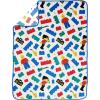 image:imageJay Franco Kids Plush Throw Blanket  Soft amp Cozy Fleece Throw for Bedroom amp Couch Dcor Official Licensed Product Blue  The Mandalorian 40x50  Travel BlanketWhite  Lego