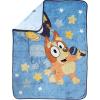 image:imageJay Franco Kids Plush Throw Blanket  Soft amp Cozy Fleece Throw for Bedroom amp Couch Dcor Official Licensed Product Blue  The Mandalorian 40x50  Travel BlanketBlue  Bluey