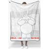 image:imageJay Franco Kids Plush Throw Blanket  Soft amp Cozy Fleece Throw for Bedroom amp Couch Dcor Official Licensed Product Blue  The Mandalorian 40x50  Travel BlanketWhite  Big Hero 6