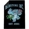 image:imageJay Franco Kids Plush Throw Blanket  Soft amp Cozy Fleece Throw for Bedroom amp Couch Dcor Official Licensed Product Blue  The Mandalorian 40x50  Travel BlanketBlack  Monsters Inc