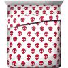 image:imageJay Franco Kids Sheet Set with Fitted Flat Sheets amp Pillow Cover  UltraSoft Bedding with Pillowcase for Room Decor White  The Mandalorian 4 Piece QueenRed  Spiderman