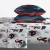 image:imageJay Franco Kids Sheet Set with Fitted Flat Sheets amp Pillow Cover  UltraSoft Bedding with Pillowcase for Room Decor White  The Mandalorian 4 Piece QueenWhite  Spiderman