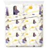 image:imageJay Franco Kids Sheet Set with Fitted Flat Sheets amp Pillow Cover  UltraSoft Bedding with Pillowcase for Room Decor White  The Mandalorian 4 Piece QueenWhite  Wish