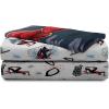 image:imageJay Franco Kids Sheet Set with Fitted Flat Sheets amp Pillow Cover  UltraSoft Bedding with Pillowcase for Room Decor White  The Mandalorian 4 Piece QueenWhite  Spiderman