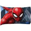 image:imageJay Franco Kids Sheet Set with Fitted Flat Sheets amp Pillow Cover  UltraSoft Bedding with Pillowcase for Room Decor White  The Mandalorian 4 Piece QueenWhite  Spiderman