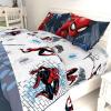 image:imageJay Franco Kids Sheet Set with Fitted Flat Sheets amp Pillow Cover  UltraSoft Bedding with Pillowcase for Room Decor White  The Mandalorian 4 Piece QueenWhite  Spiderman