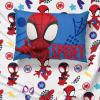 image:imageJay Franco Kids Sheet Set with Fitted Flat Sheets amp Pillow Cover  UltraSoft Bedding with Pillowcase for Room Decor White  The Mandalorian 4 Piece QueenWhite  Spidey  Friends