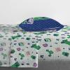 image:imageJay Franco Kids Sheet Set with Fitted Flat Sheets amp Pillow Cover  UltraSoft Bedding with Pillowcase for Room Decor White  The Mandalorian 4 Piece QueenMulti  Minecraft