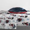 image:imageJay Franco Kids Sheet Set with Fitted Flat Sheets amp Pillow Cover  UltraSoft Bedding with Pillowcase for Room Decor White  The Mandalorian 4 Piece QueenWhite  Spiderman