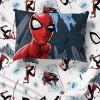 image:imageJay Franco Kids Sheet Set with Fitted Flat Sheets amp Pillow Cover  UltraSoft Bedding with Pillowcase for Room Decor White  The Mandalorian 4 Piece QueenWhite  Spiderman