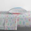 image:imageJay Franco Kids Sheet Set with Fitted Flat Sheets amp Pillow Cover  UltraSoft Bedding with Pillowcase for Room Decor White  The Mandalorian 4 Piece QueenGray  Cars